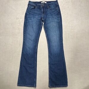 Levi's 524 Too Superlow Bootcut Jeans Womens Blue Denim Size 9 Long 29x32